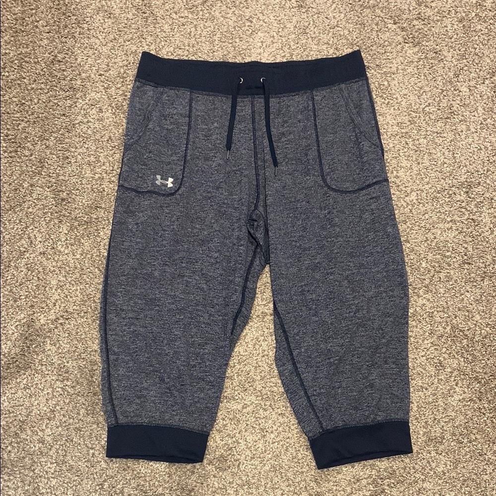 Under Armour Blue Track Pants with Relaxed Fit